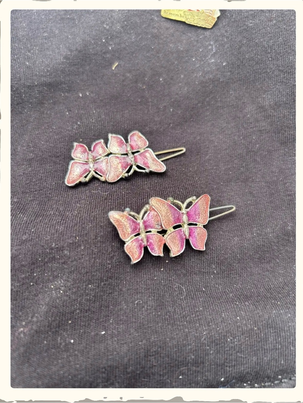 Pink Butterfly Hair Clips - Women Jewelry